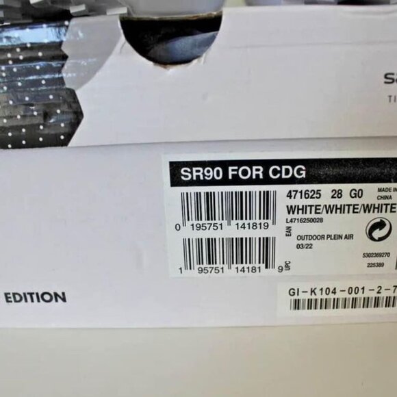 Limited Edition Salomon x commes des garcons  Size 9/F or 8/M - Picture 5 of 5